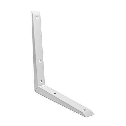 200 x 200mm White Mitred Shelf Brkt Wht