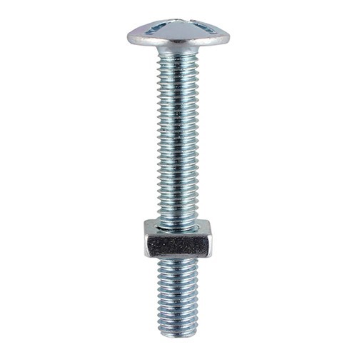 M6 x 30 Z/P Roofing Bolts & Nuts             