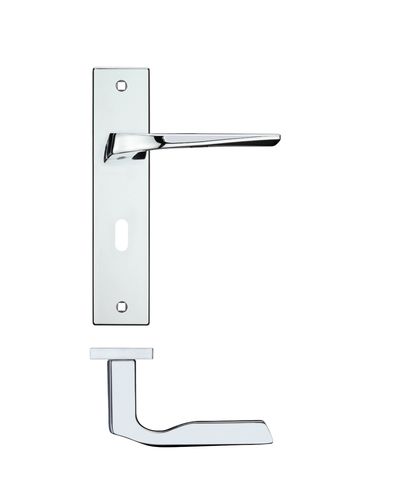 Lyra lever on lock backplate