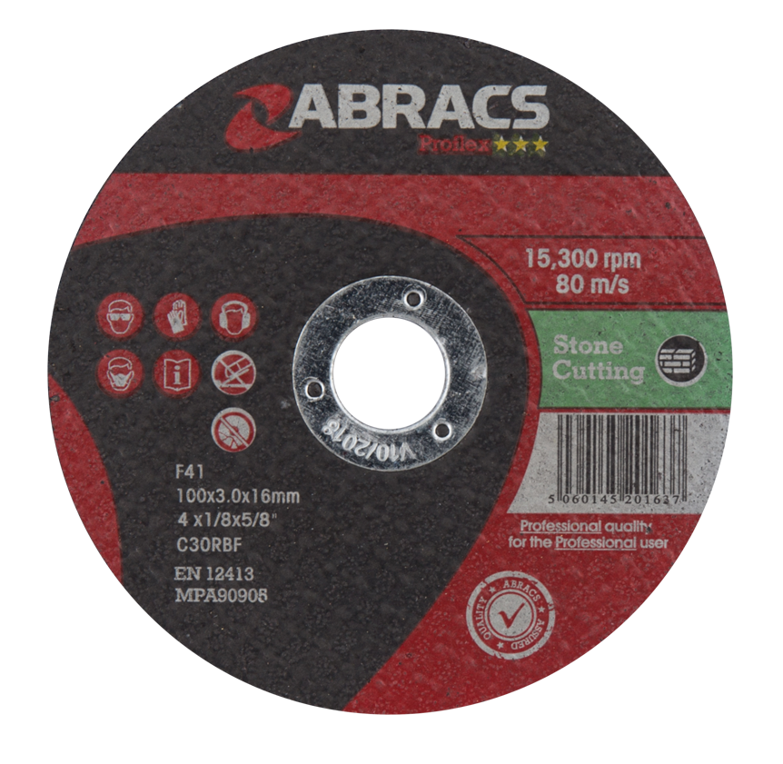 STONE CUTTING DISC 100 X 3 X 16