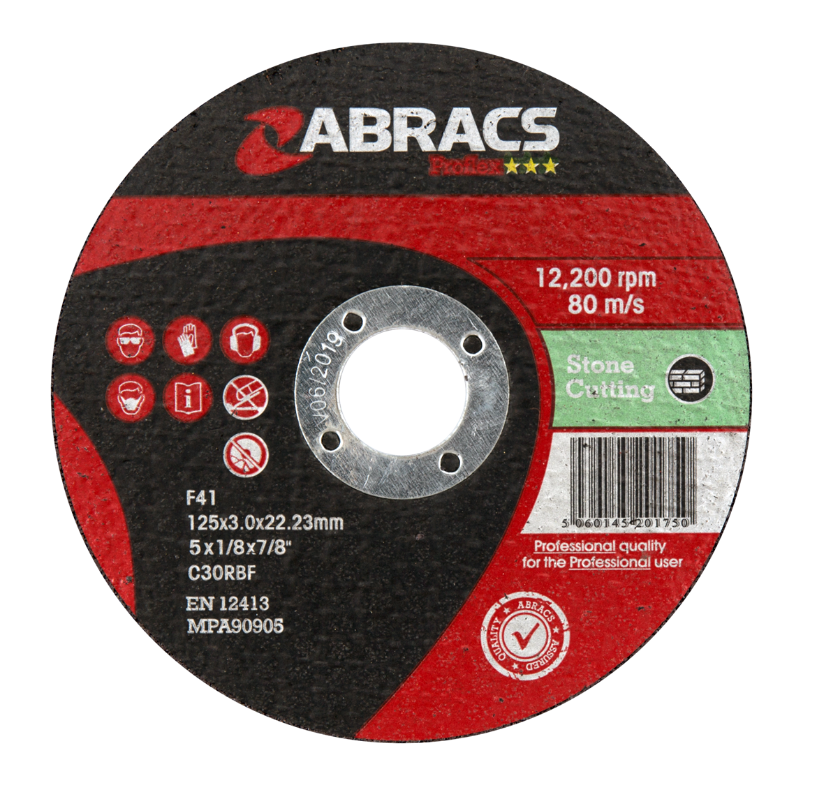 STONE CUTTING DISC 125 X 3 X 22