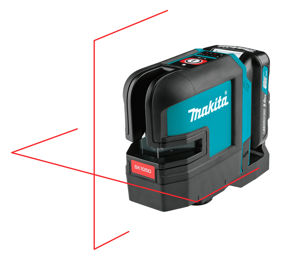 MAKITA SK105D 12V CXT CORDLESS CROSS LINE LASER - **BARE TOOL ONLY **