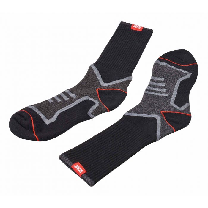 SCAN WORK SOCKS - TWIN PACK