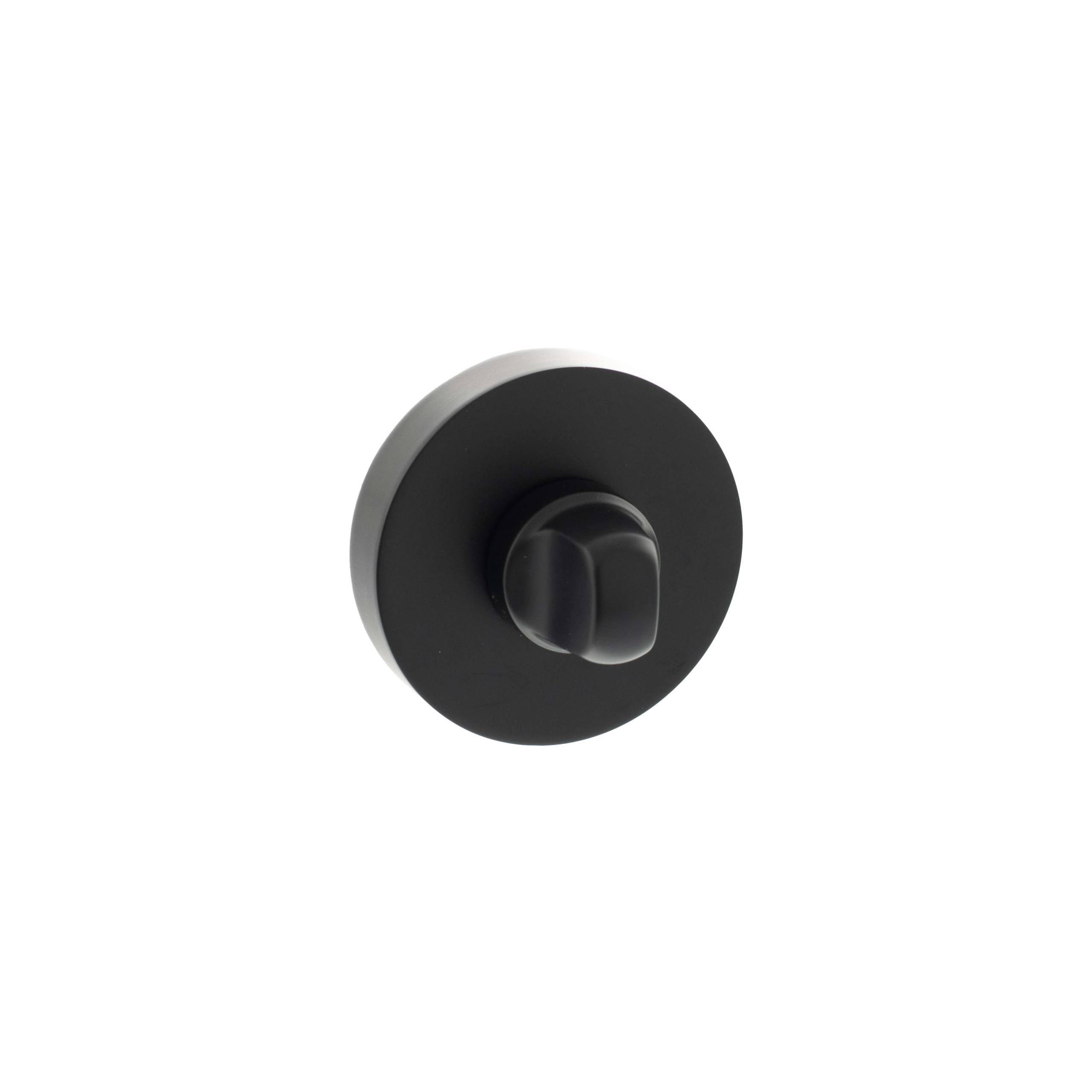 Senza Pari WC Turn and Release on Round Rose - Matt Black