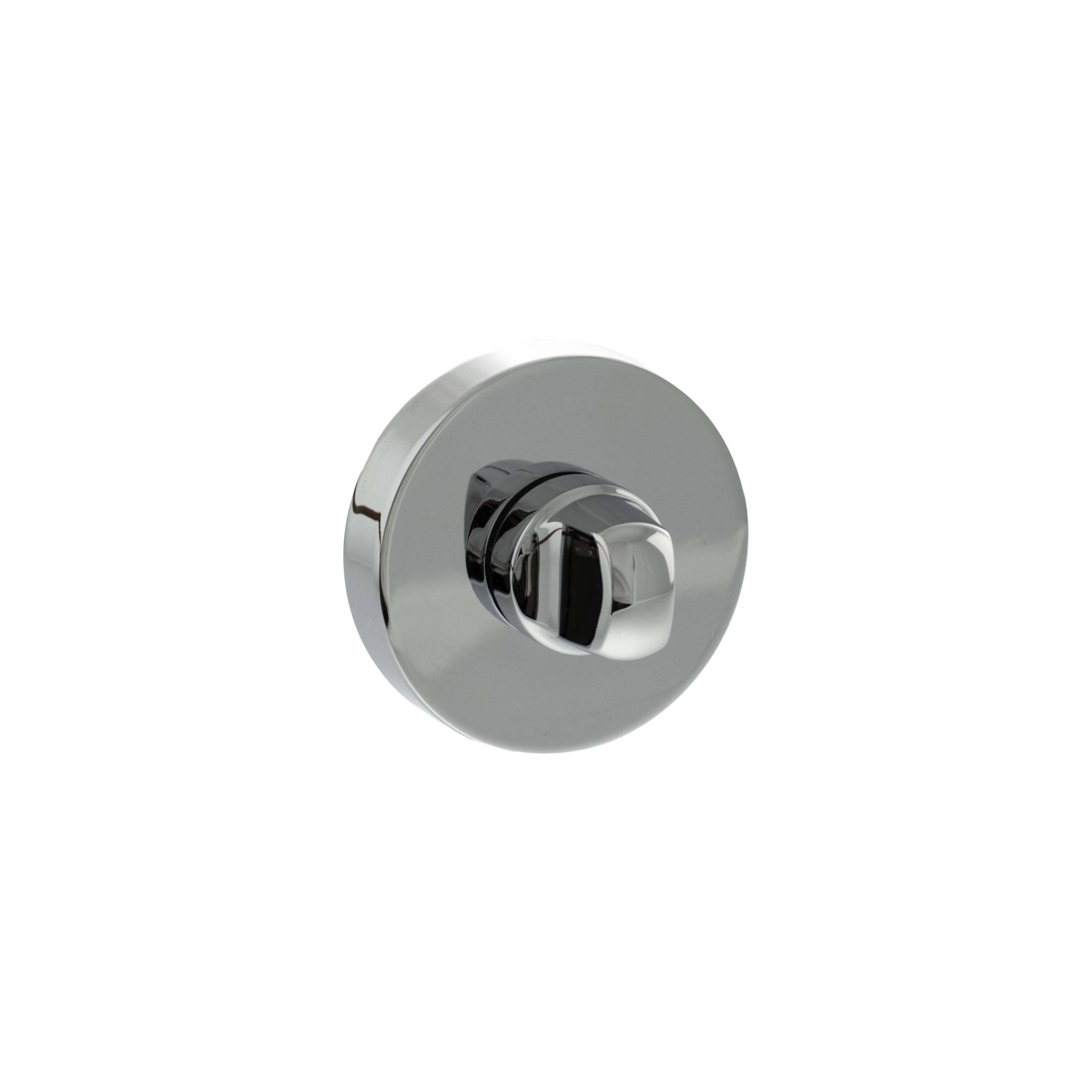 Senza Pari WC Turn and Release on Round Rose - Polished Chrome Plated