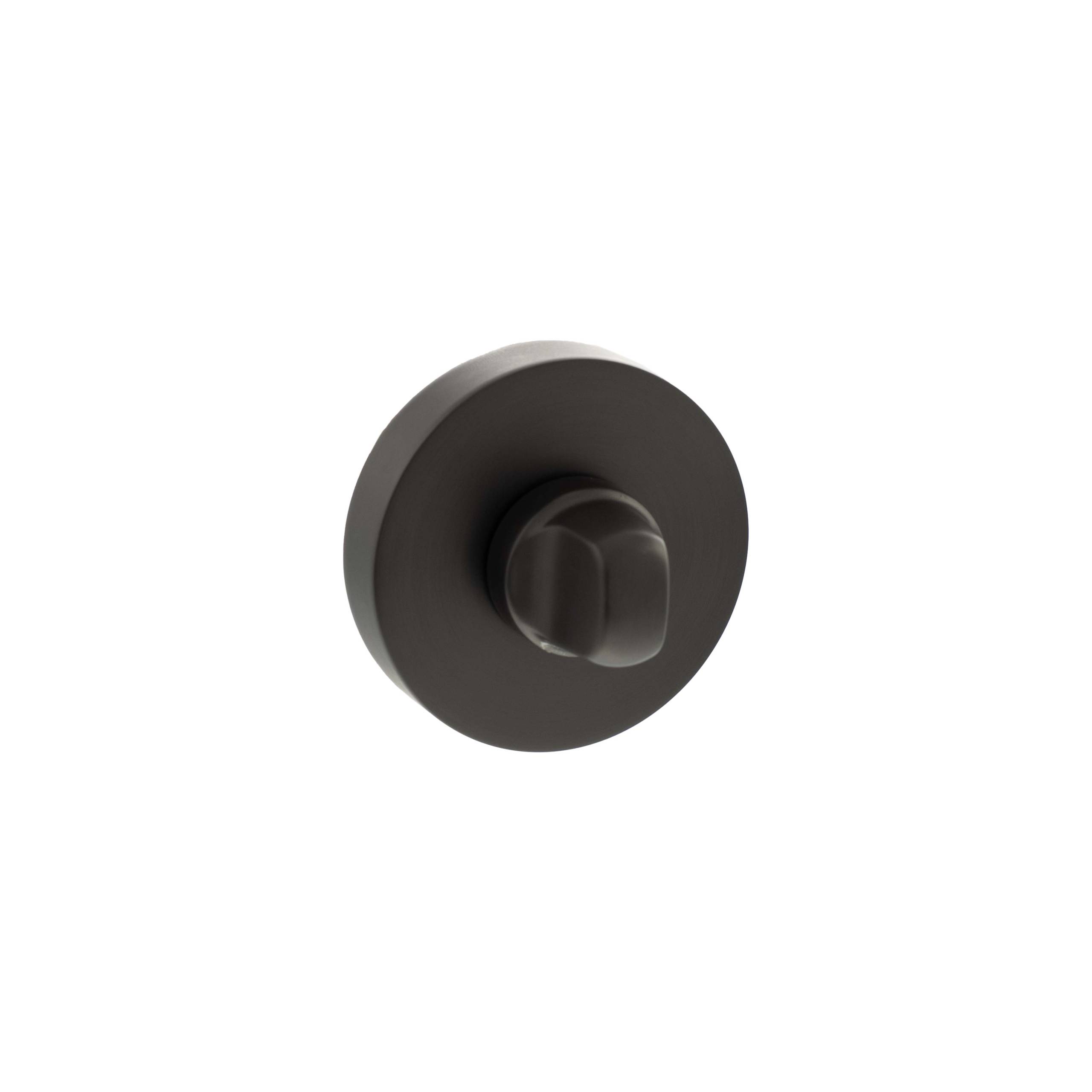 Senza Pari WC Turn and Release on Round Rose - Urban Dark Bronze