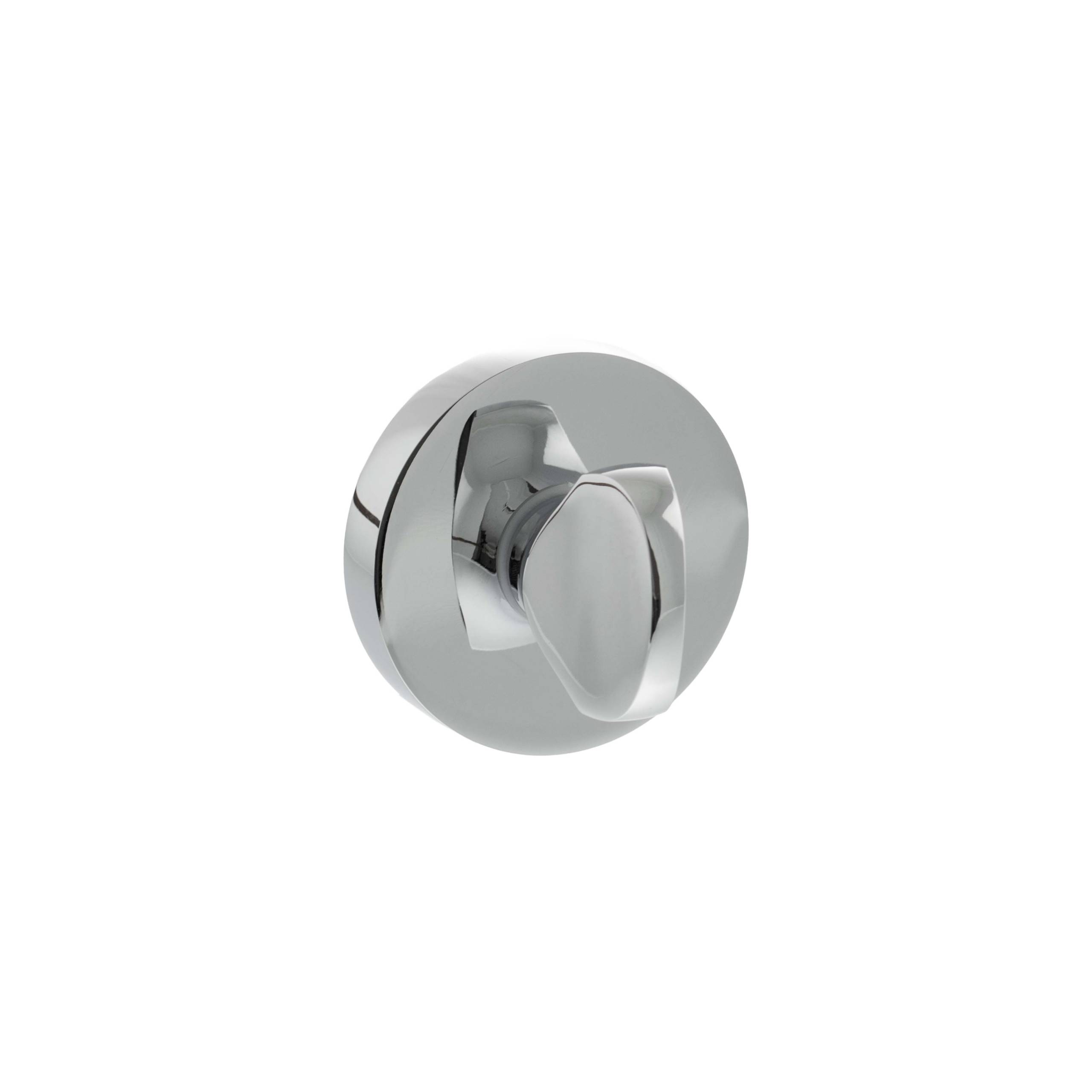 Senza Pari WC Turn and Release on Minimal Round Rose - Polished Chrome