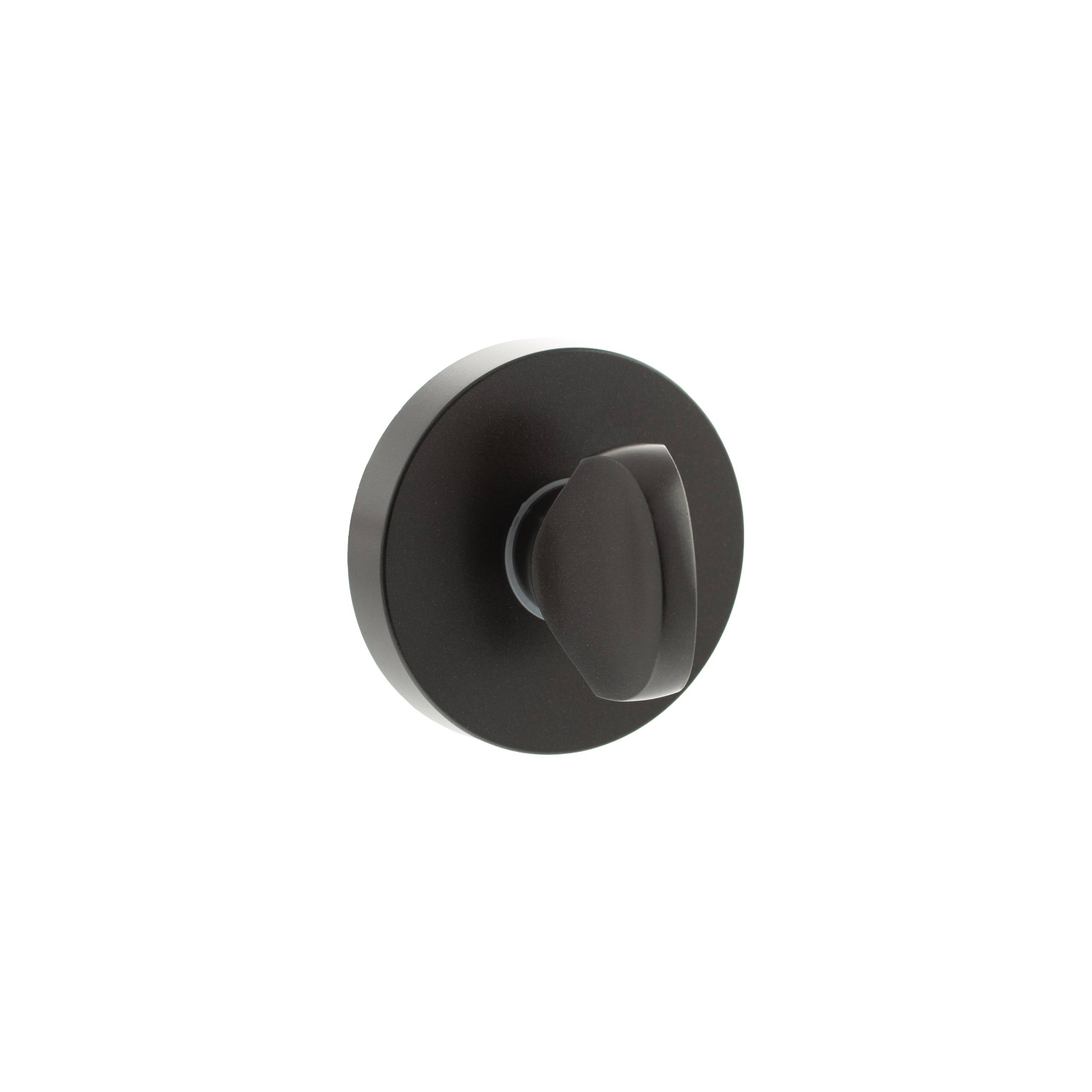 Senza Pari WC Turn and Release on Minimal Round Rose - Urban Dark Bronze