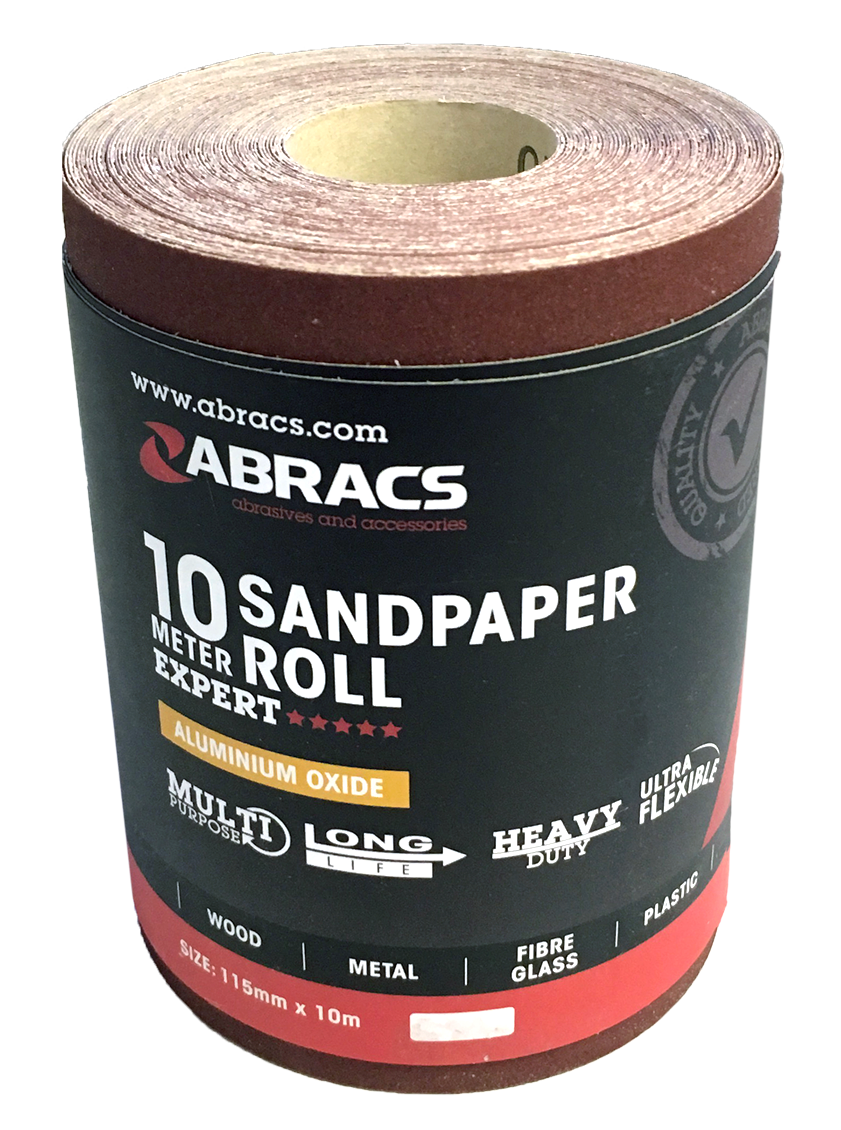 SANDING ROLL 115mm x 10mtr P120 GRIT