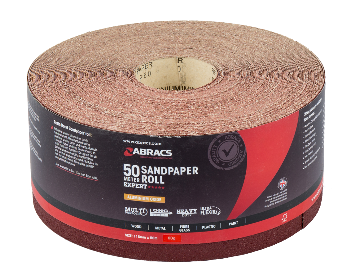 SANDING ROLL 115mm x 50mt P60 GRIT