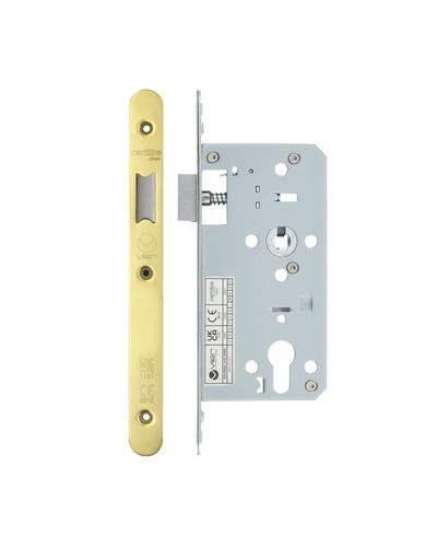 2 Piece - DIN latch - backset 55mm - radius
