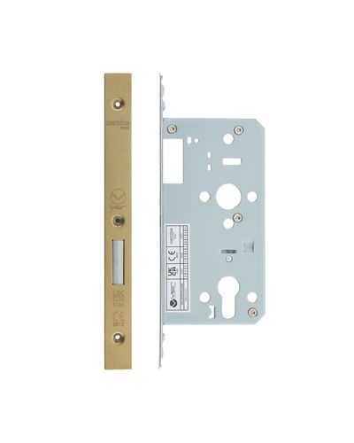 2 Piece - DIN euro deadlock - backset 55mm
