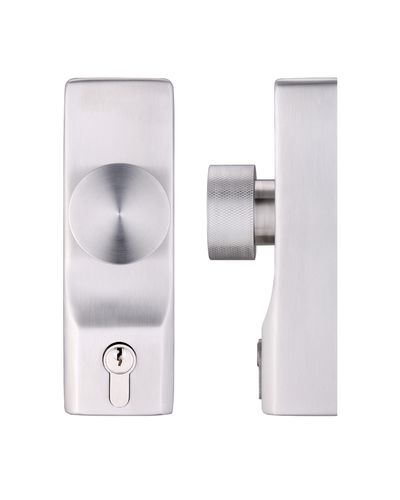 Knob Operated Outside Access Device