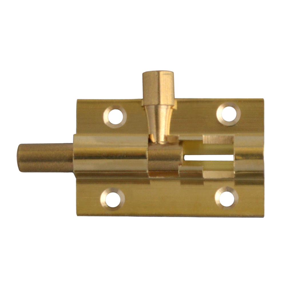 ASEC VITAL Brass 25mm Wide Straight Barrel Bolt - 38mm