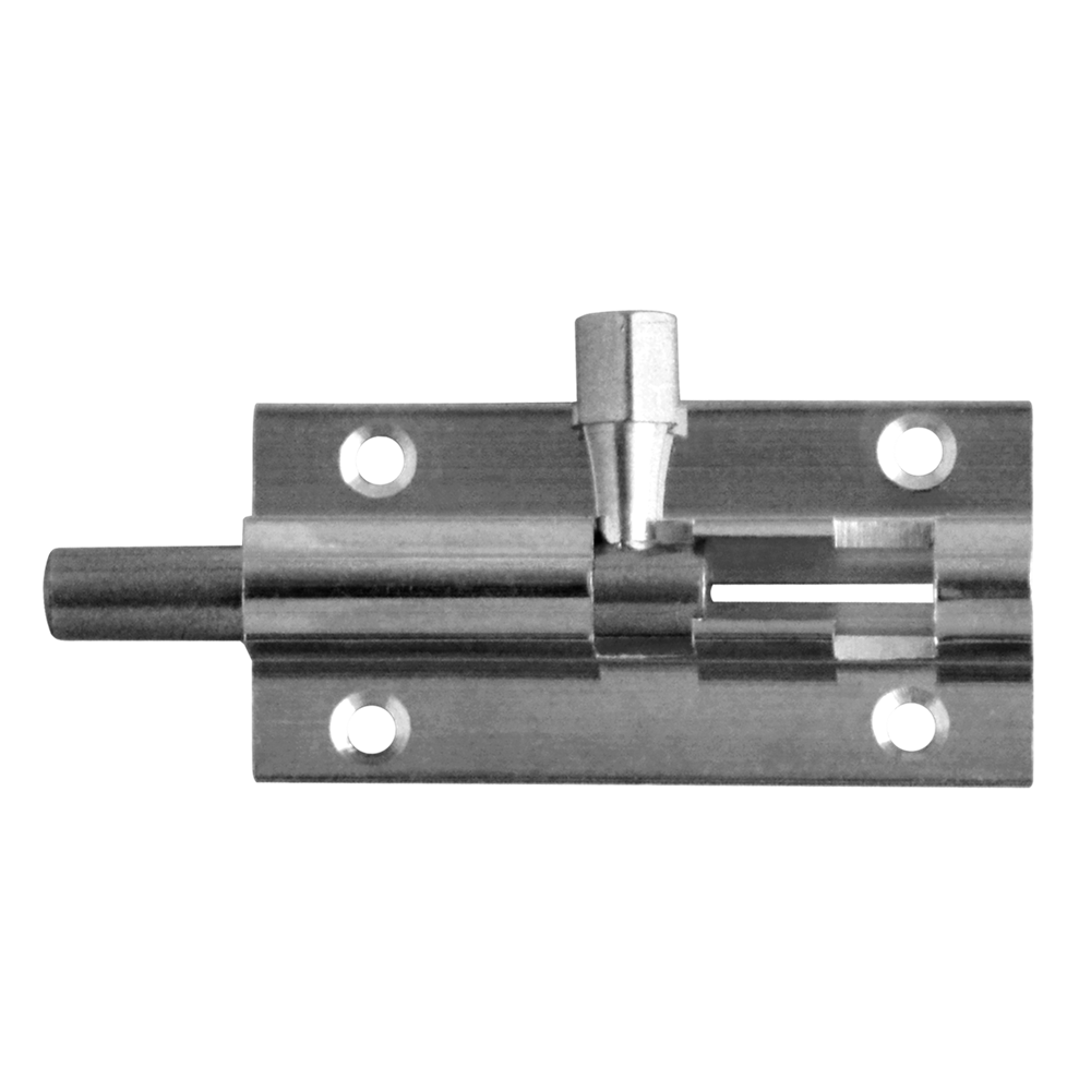 ASEC VITAL Chrome 25mm Wide Straight Barrel Bolt - 50mm