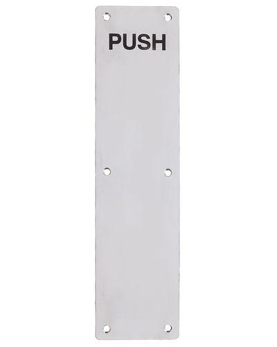 Finger Plate - Push (Radius) 75mm x 300mm