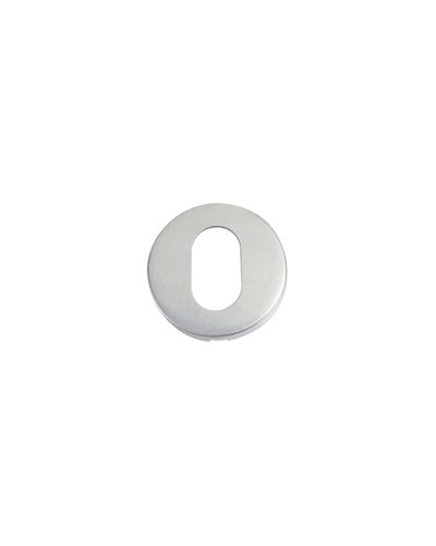 Oval Profile Escutcheon - 52mm Dia - Grade 201