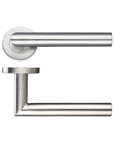 19mm Mitred Lever - Push On Rose - 52mm Dia - Grade 201