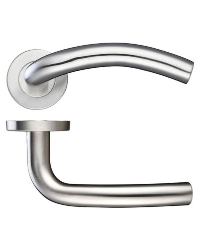 19mm Arched Lever - Push On Rose - 52mm Rose - Grade 201