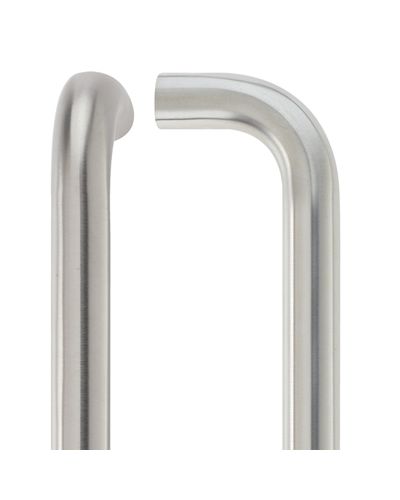 22mm D Pull Handle - 425mm Centers - Grade 201 - Bolt Through Fixings