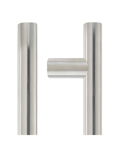 22mm Guardsman Pull Handle - 425mm - Grade 201 - Bolt Through Fixings
