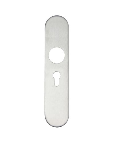 Radius Cover plate for 19 mm and 22mm RTD Lever on Backplate - Euro Profile 47.5mm