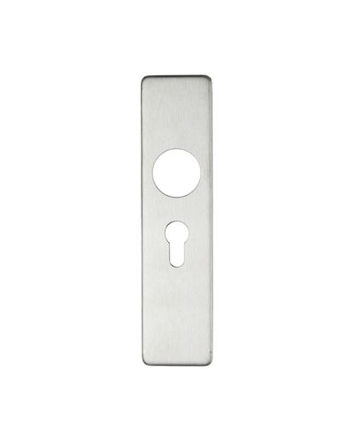 Cover plate for 19 mm RTD Lever on Short Backplate - Euro Profile 47.5mm - 45mm x180mm PSS