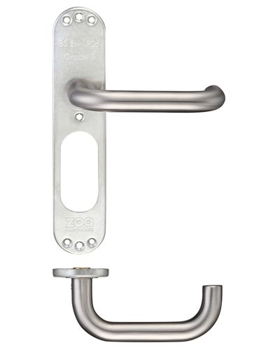19mm Tubular Return to Door Lever on Inner Plate"