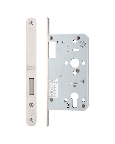 Din euro deadlock - backset 60mm - radius - single throw