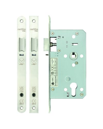 Din night latch - 72mm c/c - backset 60mm