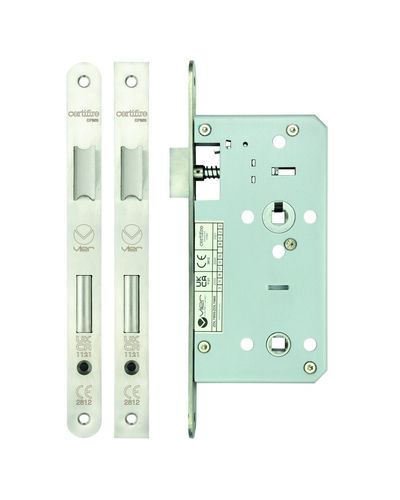 Din bathroom - 78mm c/c - backset 55mm - radius