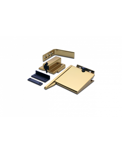 Size 3-6 Double Rebated Door Selector - Complete With 102mm Arm, Standard Rebate Catch