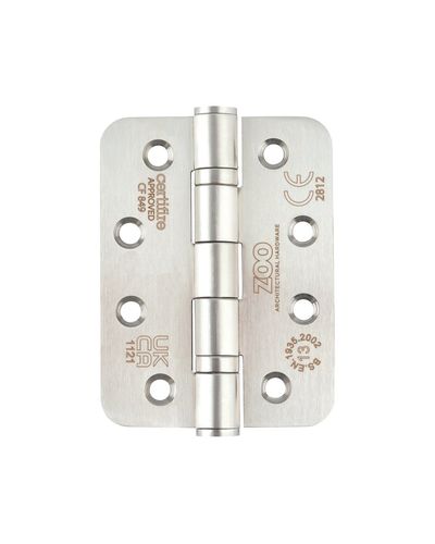 Grade 13 Ball Bearing Hinge - SS201 - Pair And A Half - Radius - CF849