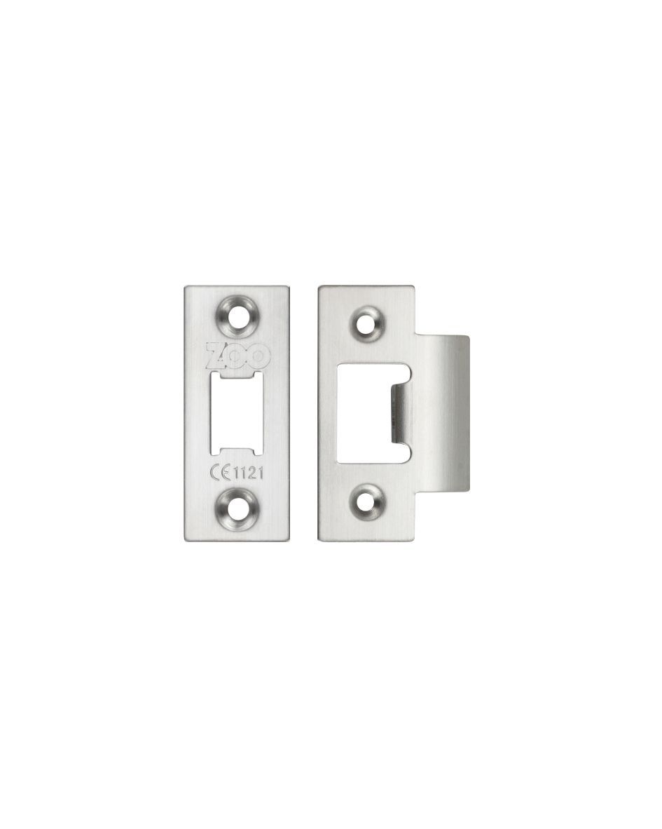 SATIN STAINLESS FACEPLATE TO SUIT ZTLK TUBULAR LATCHES