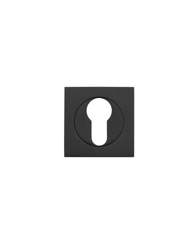 Square euro profile escutcheon